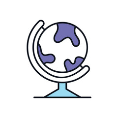 Globe vector icon