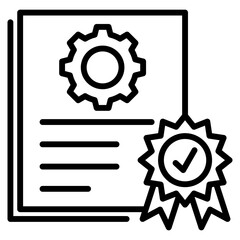 quality management single icon