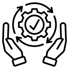 responsibility single icon