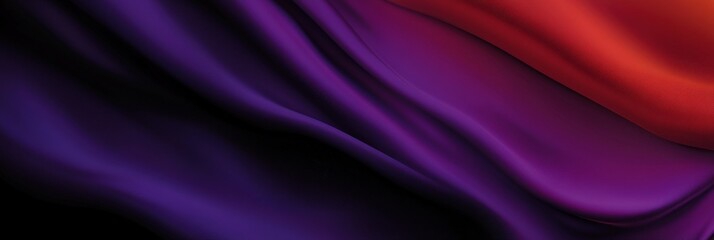 Obraz premium Purple and red fabric folds, abstract background, design element