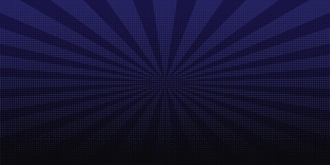 Retro comic pop art background with stripes and halftone dots. Classic vintage cartoon style. Vector illustration