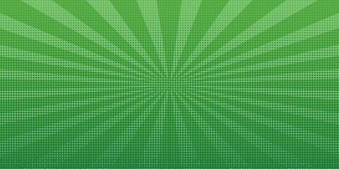 Retro comic pop art background with stripes and halftone dots. Classic vintage cartoon style. Vector illustration