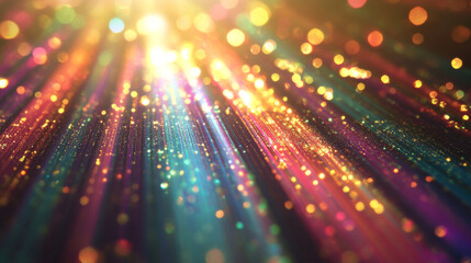 Obraz premium Flare light line and sparkle glow vector gleam set. Gold, red, pink and blue neon shine beam with flash glare element. Flicker strip with laser glimmer border realistic overlay. Green isolated twinkle