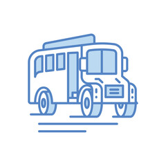 School bus vector icon