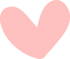 pink heart vector