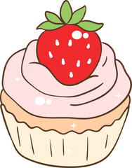 Strawberry Cupcake