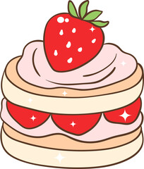 Strawberry cake