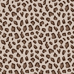 brown leopard pattern. trendy. meterage