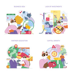 Business. Flat Vector Illustration