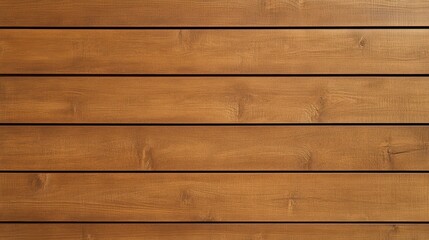 Naklejka premium A close-up view of a beautifully textured wooden wall with horizontal planks, showcasing a warm, natural wood finish.