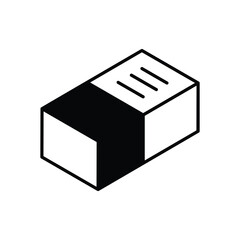 Eraser vector icon