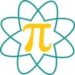 Pi Day Decoration Symbols For Templet Design Elements And Others