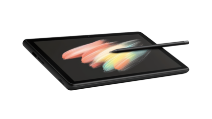 Tablet with pen, enhance your creative potential. experience seamless drawing, notetaking and productivity with advanced technology.