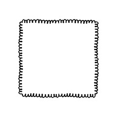 Rectangle frame icon vector. Frame illustration sign. Decorative elements symbol. Ornament logo.