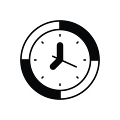 Clock vector icon