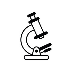 Microscope vector icon