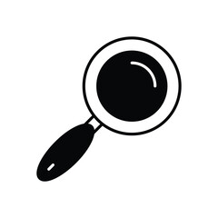 Magnifying glass vector icon