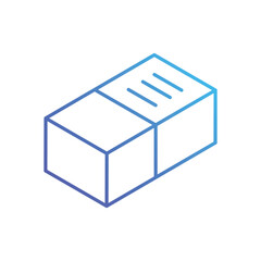 Eraser vector icon