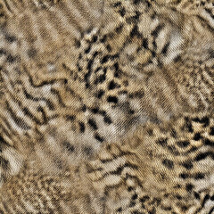 Print-ready pattern consisting of real animal textures