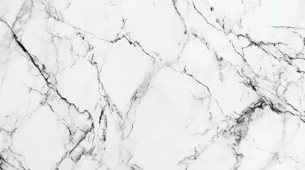 Fototapeta premium High-resolution image of white marble texture with gray veins. Ideal for backgrounds, designs, or adding a luxurious feel to projects.