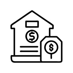 loan emi icon, loan emi line art - simple line art of loan emi, perfect for loan emi logos and icons