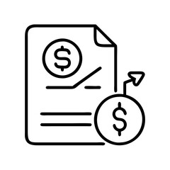 loan repayment default icon, loan repayment default line art - simple line art of loan repayment default, perfect for loan repayment default logos and icons