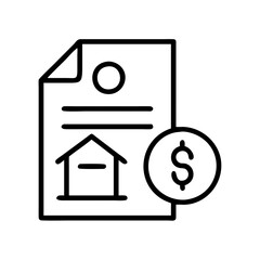 loan terms icon, loan terms line art - simple line art of loan terms, perfect for loan terms logos and icons