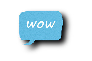 Light blue speech bubble with pointed tail on transparent background.