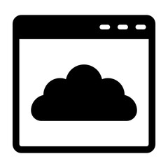 Computing Vector Glyph Icon Design