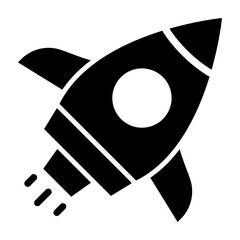 Launch Vector Glyph Icon Design
