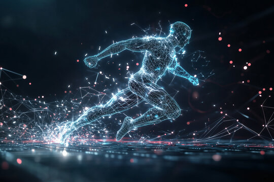 Digital runner in a web of connections