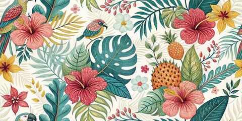 Aerial Summer Floral Patterns: Organic Design, Modern Botanical Photography