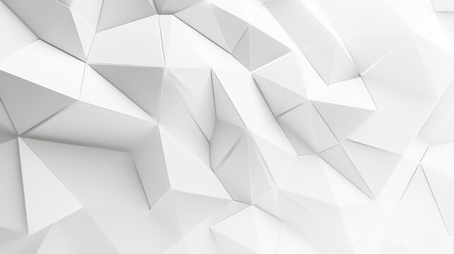 Abstract geometric pattern featuring sharp white triangular shapes creating a modern and stylish aesthetic.