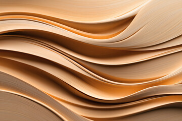 Abstract Caramel Waves