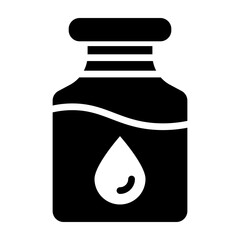 Milk Vector Glyph Icon Design Design