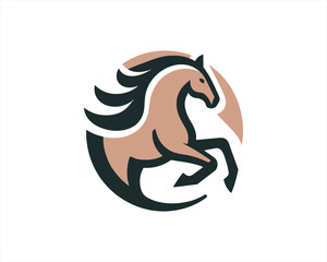 vector illustration of a horse