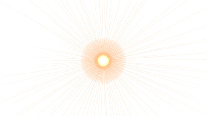 Obraz premium Radiant Burst of Light on a Black Background