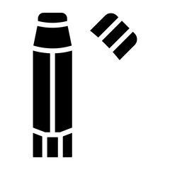 Glue Stick Vector Glyph Icon Design Design