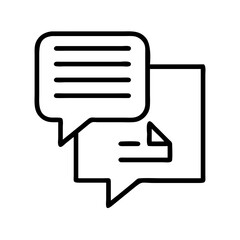 speech to text icon, speech to text line art - simple line art of speech to text, perfect for speech to text logos and icons