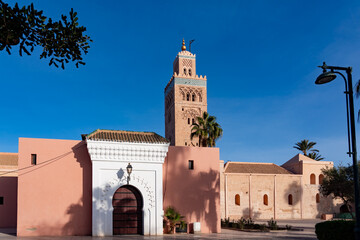 Fototapeta premium walking around the souks of marrakesh Morocco