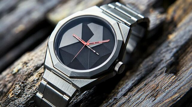 Elegant Timepiece, A Detailed Look at a Modern Wristwatch Design