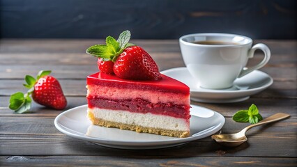 Strawberry Topped Cake