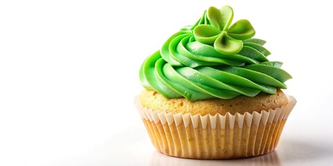 St. Patrick's Day Vanilla Cupcake Treat
