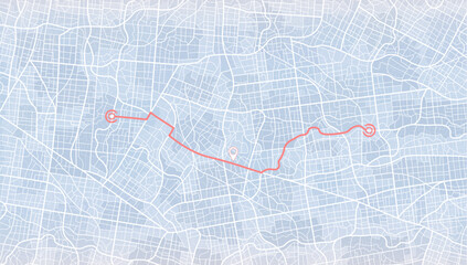 Travel route planning and map navigation concepts. Travel concept. Geolocation and abstract GPS navigation, online navigation map pointer, place mark with map navigation. Vector background