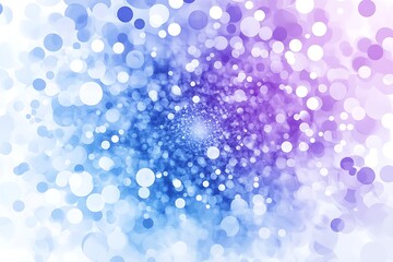 Abstract Swirling Bokeh Lights in Blue and Purple Hues