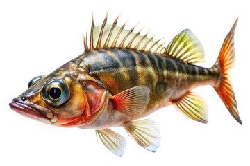 Fototapeta premium Three-Spined Stickleback (Gasterosteus aculeatus)