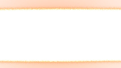 Bright white background framed by warm brown textured borders.