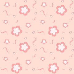colorful flower seamless pattern