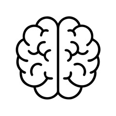 brain intelligence and wisdom icon, brain intelligence and wisdom line art - simple line art of brain intelligence and wisdom, perfect for brain intelligence and wisdom logos and icons