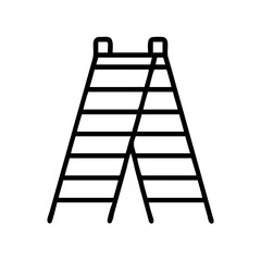ladder ambition and aspiration icon, ladder ambition and aspiration line art - simple line art of ladder ambition and aspiration, perfect for ladder ambition and aspiration logos and icons